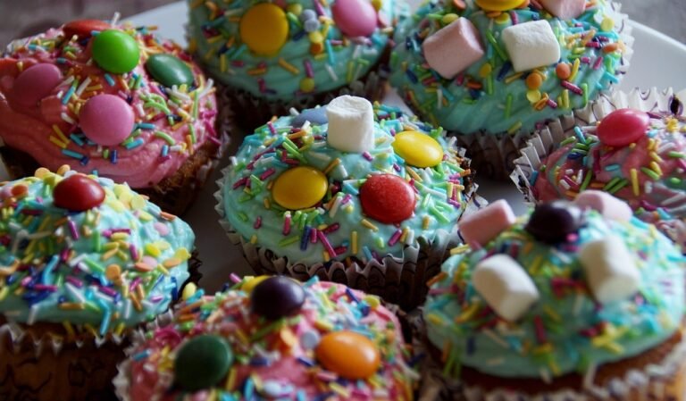 Regenboog Cupcake taartjes